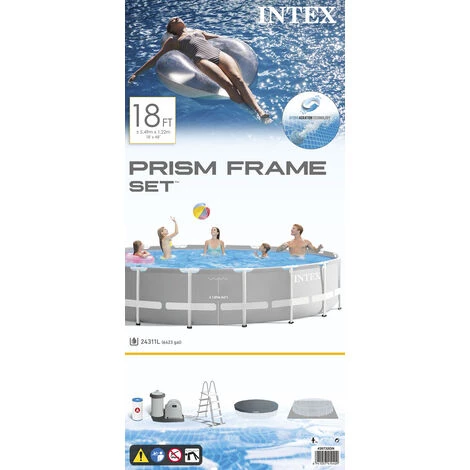 Piscine Tubulaire Intex Ronde 549x122 Cm - Accessoires Inclus 7 Piscine Tubulaire Intex Ronde 549x122 Cm - Accessoires Inclus – Image 5