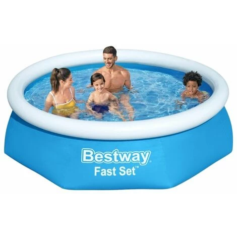 Piscine Gonflable Bestway Ronde 244x61 Cm - Fast Set Pools 3 Piscine Gonflable Bestway Ronde 244x61 Cm - Fast Set Pools