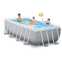 Piscine Tubulaire Intex Rectangulaire 400x200x122 Cm - Avec Pompe De Filtration -Piscine Soldes Boutique 58676792 2