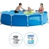 Piscine Tubulaire Intex Ronde 305x76 Cm - Avec Pompe De Filtration -Piscine Soldes Boutique 58676833 1