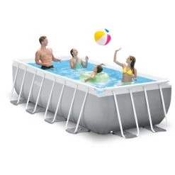 Piscine Tubulaire Intex Rectangulaire 400x200x100 Cm - Avec Pompe De Filtration 8 Piscine Tubulaire Intex Rectangulaire 400x200x100 Cm - Avec Pompe De Filtration -Piscine Soldes Boutique 58676887 2