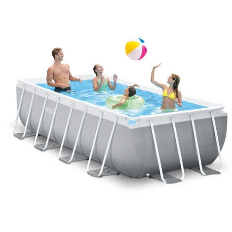 Piscine Tubulaire Intex Rectangulaire 400x200x100 Cm - Avec Pompe De Filtration 4 Piscine Tubulaire Intex Rectangulaire 400x200x100 Cm - Avec Pompe De Filtration – Image 2