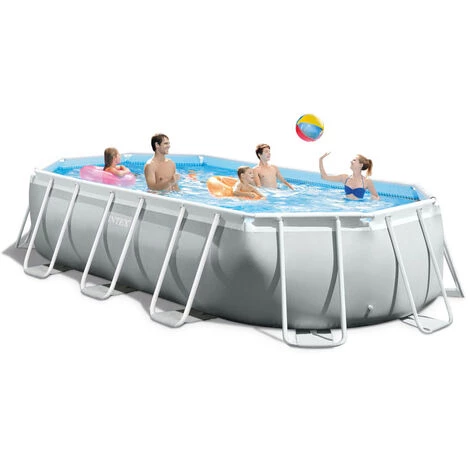 Piscine Tubulaire Intex Ovale 503x274x122 Cm - Accessoires Inclus 4 Piscine Tubulaire Intex Ovale 503x274x122 Cm - Accessoires Inclus – Image 2