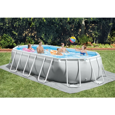 Piscine Tubulaire Intex Ovale 503x274x122 Cm - Accessoires Inclus 5 Piscine Tubulaire Intex Ovale 503x274x122 Cm - Accessoires Inclus – Image 3