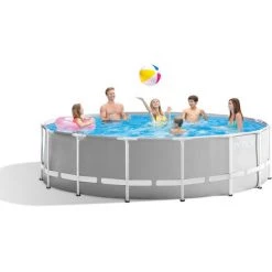 Piscine Tubulaire Intex Ronde 457x122 Cm - Accessoires Inclus -Piscine Soldes Boutique 58676952 2