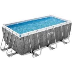 Piscine Tubulaire Bestway Rectangulaire 412x201x122 Cm - Avec Pompe De Filtration -Piscine Soldes Boutique 58677001 3
