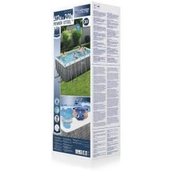 Piscine Tubulaire Bestway Rectangulaire 412x201x122 Cm - Avec Pompe De Filtration -Piscine Soldes Boutique 58677001 4