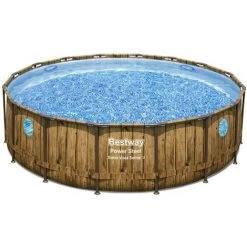 Piscine Tubulaire Bestway Ronde 488x122 Cm - Accessoires Inclus -Piscine Soldes Boutique 58677007 3