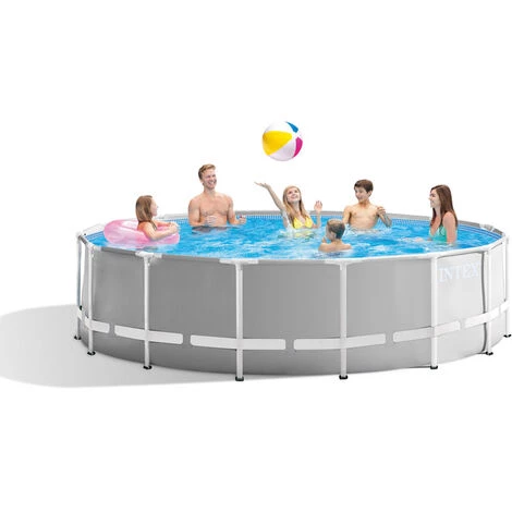 Piscine Tubulaire Intex Ronde 457x122 Cm - Accessoires Inclus 4 Piscine Tubulaire Intex Ronde 457x122 Cm - Accessoires Inclus – Image 2