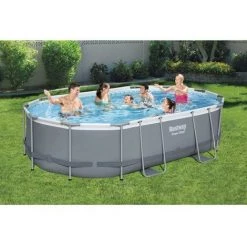Piscine Tubulaire Bestway Ovale 488x305x107 Cm - Accessoires Inclus 8 Piscine Tubulaire Bestway Ovale 488x305x107 Cm - Accessoires Inclus -Piscine Soldes Boutique 58677121 2