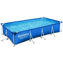 Piscine Tubulaire Bestway Rectangulaire 400x211x81 Cm - Avec Pompe De Filtration -Piscine Soldes Boutique 58677134 3