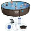 Piscine Tubulaire Bestway Ronde 549x122 Cm - Accessoires Inclus