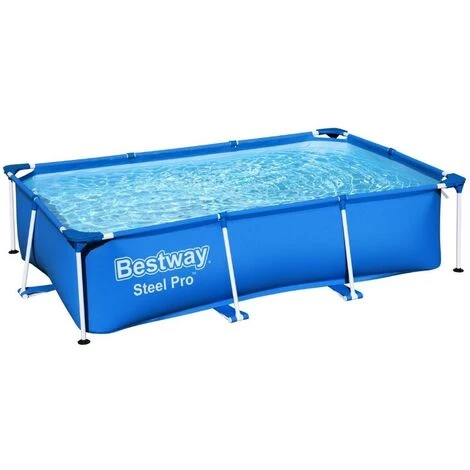 Piscine Tubulaire Bestway Rectangulaire 259x170x61 Cm - Steel Pro Pools 5 Piscine Tubulaire Bestway Rectangulaire 259x170x61 Cm - Steel Pro Pools – Image 3