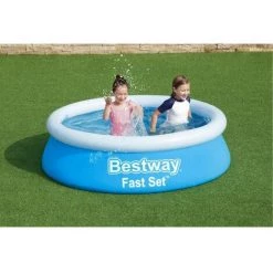 Piscine Gonflable Bestway Ronde 183x51 Cm - Fast Set Pools -Piscine Soldes Boutique 58677209 2
