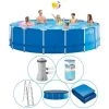 Piscine Tubulaire Intex Ronde 457x122 Cm - Accessoires Inclus