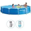 Piscine Tubulaire Intex Ronde 366x76 Cm - Avec Pompe De Filtration -Piscine Soldes Boutique 58745431 1