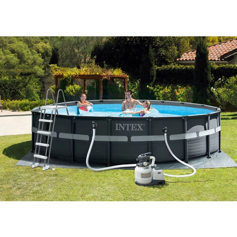 Piscine Tubulaire Intex Ronde 549x132 Cm - Accessoires Inclus 5 Piscine Tubulaire Intex Ronde 549x132 Cm - Accessoires Inclus – Image 3
