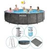 Piscine Tubulaire Intex Ronde 457x122 Cm - Accessoires Inclus