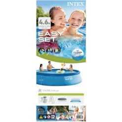 Piscine Gonflable Intex Ronde 457x107 Cm - Accessoires Inclus -Piscine Soldes Boutique 58745456 5