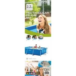 Piscine Tubulaire Intex Rectangulaire 220x150x60 Cm - Frame Pool 10 Piscine Tubulaire Intex Rectangulaire 220x150x60 Cm - Frame Pool -Piscine Soldes Boutique 58745709 4