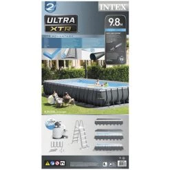 Piscine Tubulaire Intex Rectangulaire 975x488x132 Cm - Accessoires Inclus -Piscine Soldes Boutique 58745803 5