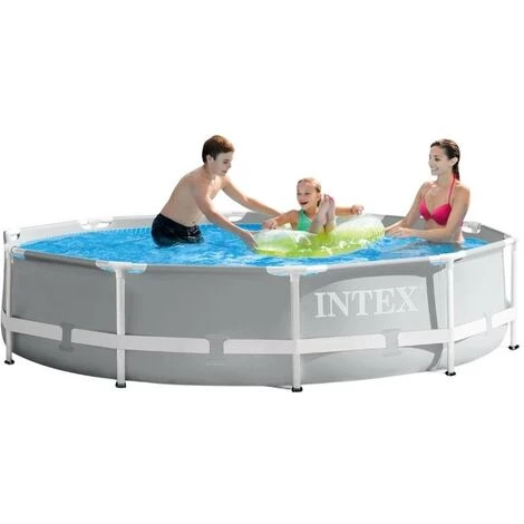 Piscine Tubulaire Intex Ronde 305x76 Cm - Prism Frame Pool 3 Piscine Tubulaire Intex Ronde 305x76 Cm - Prism Frame Pool