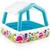 INTEX Piscine Gonflable "Pare-Soleil' Bleu -Piscine Soldes Boutique 58822101 1