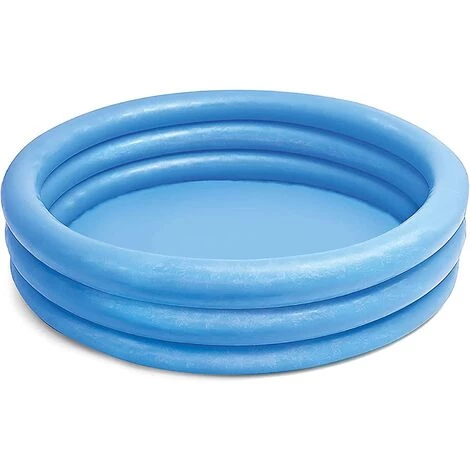 LTS FAFA Pataugeoire Pour Enfants, Pataugeoire à 3 Anneaux En Bleu Avec Patchs De Réparation, 147x33cm, Env. Piscine De 288 Litres 3 LTS FAFA Pataugeoire Pour Enfants, Pataugeoire à 3 Anneaux En Bleu Avec Patchs De Réparation, 147x33cm, Env. Piscine De 288 Litres
