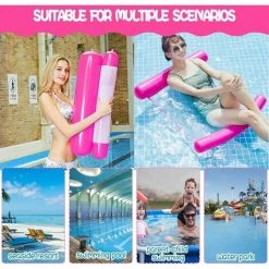 LTS FAFA Hamac Gonflable Piscine,Hamac Gonflable,Matelas Gonflable Flottant,Pliable Hamac D'eau,Hamac D'eau 4 En 1,Les Meilleurs Cadeaux D'été Pour Adultes Et Enfants (Rose) 11 LTS FAFA Hamac Gonflable Piscine,Hamac Gonflable,Matelas Gonflable Flottant,Pliable Hamac D'eau,Hamac D'eau 4 En 1,Les Meilleurs Cadeaux D'été Pour Adultes Et Enfants (Rose) -Piscine Soldes Boutique 58824900 5