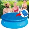 LTS FAFA Diamètre Baches Pour Piscines,Couverture De Protection De Piscine Ronde Avec Attaches En Corde,Bache Durable Antipoussière Coupe-Vent Pour Piscines Hors Sol Rondes 183 Cm -Piscine Soldes Boutique 58824973 1