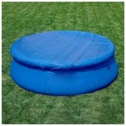 LTS FAFA Diamètre Baches Pour Piscines,Couverture De Protection De Piscine Ronde Avec Attaches En Corde,Bache Durable Antipoussière Coupe-Vent Pour Piscines Hors Sol Rondes 183 Cm -Piscine Soldes Boutique 58824973 5