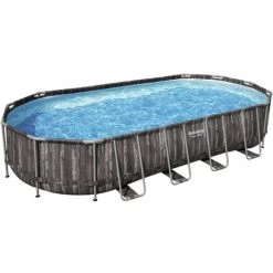 Bestway Ensemble De Piscine Ovale 7,32x3,66x1,22 M -Piscine Soldes Boutique 58970683 3