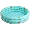 EINEMGELD Piscine Gonflable Pour Enfants, Piscine, Pataugeoire Ronde à 3 Anneaux Pour Bébé Pour L'extérieur Et L'intérieur, Piscine Pour Tout-petits, Piscine à Balles, Pêche, Centre De Jeux Pour Jardin.