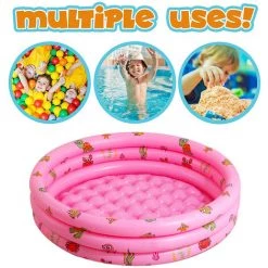 EINEMGELD Piscine Gonflable Pour Enfants, Piscine, Pataugeoire Ronde à 3 Anneaux Pour Bébé Pour L'extérieur Et L'intérieur, Piscine Pour Tout-petits, Piscine à Balles, Pêche, Centre De Jeux Pour Jardin. 11 EINEMGELD Piscine Gonflable Pour Enfants, Piscine, Pataugeoire Ronde à 3 Anneaux Pour Bébé Pour L'extérieur Et L'intérieur, Piscine Pour Tout-petits, Piscine à Balles, Pêche, Centre De Jeux Pour Jardin. -Piscine Soldes Boutique 58996187 5