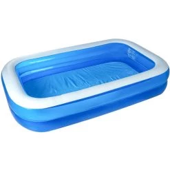 COXOLO Piscine Gonflable 3 Couches Rectangulaire PVC 265 X 175 X 58 Cm