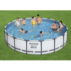 Piscine Hors-Sol Ronde Bestway 56462 Avec Pompe Filtrante Steel Pro Max 8 Piscine Hors-Sol Ronde Bestway 56462 Avec Pompe Filtrante Steel Pro Max -Piscine Soldes Boutique 5914071 2