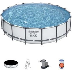 Piscine Hors-Sol Ronde Bestway 56462 Avec Pompe Filtrante Steel Pro Max 10 Piscine Hors-Sol Ronde Bestway 56462 Avec Pompe Filtrante Steel Pro Max -Piscine Soldes Boutique 5914071 4