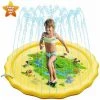 LTS FAFA Tapis De Jet D'eau Pour Jouets Enfants,170 Cm Perle Tapis De Pulvérisation D'eau PVC Durable Sprinkler Splash Pad,Jeu D'eau Extérieurs Pour Filles Et Garçons De Les Jardins Et Les Pelouses