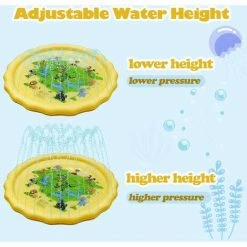 LTS FAFA Tapis De Jet D'eau Pour Jouets Enfants,170 Cm Perle Tapis De Pulvérisation D'eau PVC Durable Sprinkler Splash Pad,Jeu D'eau Extérieurs Pour Filles Et Garçons De Les Jardins Et Les Pelouses 9 LTS FAFA Tapis De Jet D'eau Pour Jouets Enfants,170 Cm Perle Tapis De Pulvérisation D'eau PVC Durable Sprinkler Splash Pad,Jeu D'eau Extérieurs Pour Filles Et Garçons De Les Jardins Et Les Pelouses -Piscine Soldes Boutique 59153730 3