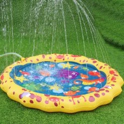 LTS FAFA Tapis De Jet D'eau Pour Jouets Enfants,170 Cm Perle Tapis De Pulvérisation D'eau PVC Durable Sprinkler Splash Pad,Jeu D'eau Extérieurs Pour Filles Et Garçons De Les Jardins Et Les Pelouses 10 LTS FAFA Tapis De Jet D'eau Pour Jouets Enfants,170 Cm Perle Tapis De Pulvérisation D'eau PVC Durable Sprinkler Splash Pad,Jeu D'eau Extérieurs Pour Filles Et Garçons De Les Jardins Et Les Pelouses -Piscine Soldes Boutique 59153730 4