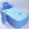 LTS FAFA Portable Adulte Spa Pliable En PVC Baignoire De Bain Gonflable Piscine Enfant Piscine Gonflable Bleu