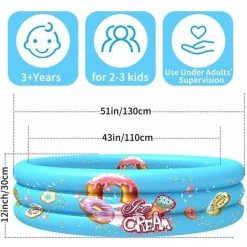 LTS FAFA Piscine Gonflable Pour Enfants En Pvc Piscine Gonflable Pour Bébé Jouets Gonflables Intérieurs Extérieurs -Piscine Soldes Boutique 59153871 3