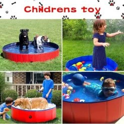 MACARON Pliable Piscine Baignoire,Piscine Chien Grand,Piscine Pour Animaux,Piscine Pliable Pour Chien,pour Chien/Chat Animal Extérieur Ou Intérieur(60*20cm)LO-Ron -Piscine Soldes Boutique 59333908 5