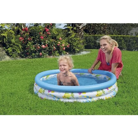 MACARON Piscine Pataugeoire Ocean Life 3 Boudins, Diamètre 122 Cm Hauteur 25 Cm LO-Ron 6 MACARON Piscine Pataugeoire Ocean Life 3 Boudins, Diamètre 122 Cm Hauteur 25 Cm LO-Ron – Image 4