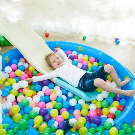 MACARON Pataugeoire Ronde Pour Enfants Piscine Gonflable Pour Enfants En PVC Piscine Hors Sol à Thème Océanique Pour Le Jardin Pour Enfants Adultes Et Familles (100 CM)LO-Ron 5 MACARON Pataugeoire Ronde Pour Enfants Piscine Gonflable Pour Enfants En PVC Piscine Hors Sol à Thème Océanique Pour Le Jardin Pour Enfants Adultes Et Familles (100 CM)LO-Ron – Image 3