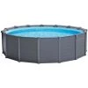 Piscine Ronde Intex Ø 478 Cm Hors Sol Couleur Graphite 26384NP | Graphite