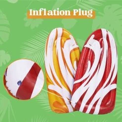 ZOLGINAH Lot De 2 Planches Gonflables Pour Enfants - Jouets Flottants Pour Piscine - Learn To Swim -Piscine Soldes Boutique 59345067 3