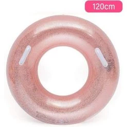 ZOLGINAH Bouée Gonflable, Durable Ronde Gonflable Avec Poignée Matelas D'air Pneumatique Radeau De Piscine Gonflable Flottant Piscine Flottante Anneau Adulte De Taille 120cm-Cercle Rose -Piscine Soldes Boutique 59346596 2