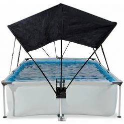 EXIT TOYS Piscine EXIT Soft Grey 300x200x65cm Avec Pompe Filtrante Et Voile D'ombrage - Gris - Gris -Piscine Soldes Boutique 59505440 4