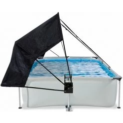 EXIT TOYS Piscine EXIT Soft Grey 300x200x65cm Avec Pompe Filtrante Et Voile D'ombrage - Gris - Gris -Piscine Soldes Boutique 59505440 5